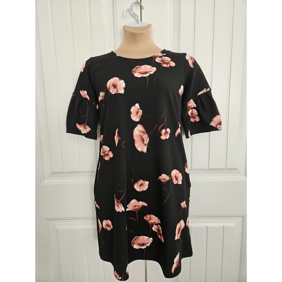 Agnes & Dora Dresses & Skirts - Agnes & Dora Floral Romance Adams Dress Nwt Sz S Black & Pink